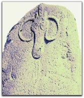 Megalith with dragon carving, 2nd millennia, Vayotz Dzor, Armenia